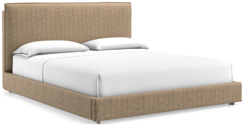 Lotus Upholstered California King Bed with 41" Headboard - image 0 of 9