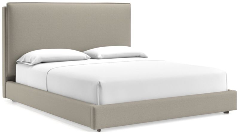 Lotus Upholstered California King Bed with 53.5" Headboard - image 0 of 6