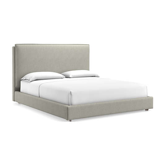 Lotus Upholstered California King Bed with 53.5" Headboard