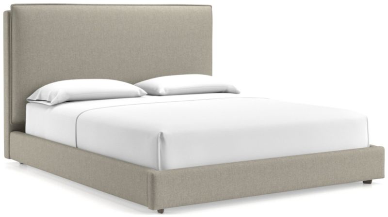 Lotus Upholstered California King Bed with 53.5" Headboard - image 0 of 6