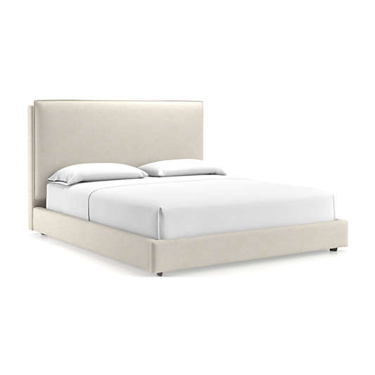 Lotus Upholstered California King Bed with 53.5" Headboard
