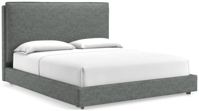 Lotus Upholstered California King Bed with 53.5" Headboard - image 0 of 6