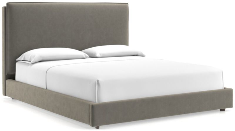 Lotus Upholstered California King Bed with 53.5" Headboard - image 0 of 6