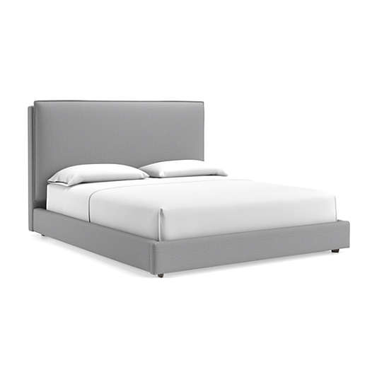 Lotus Upholstered California King Bed with 53.5" Headboard