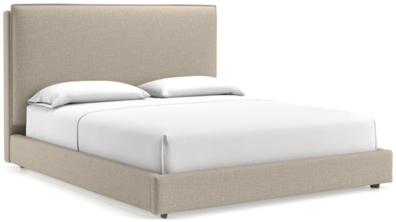 Lotus Upholstered California King Bed with 53.5" Headboard - image 0 of 6