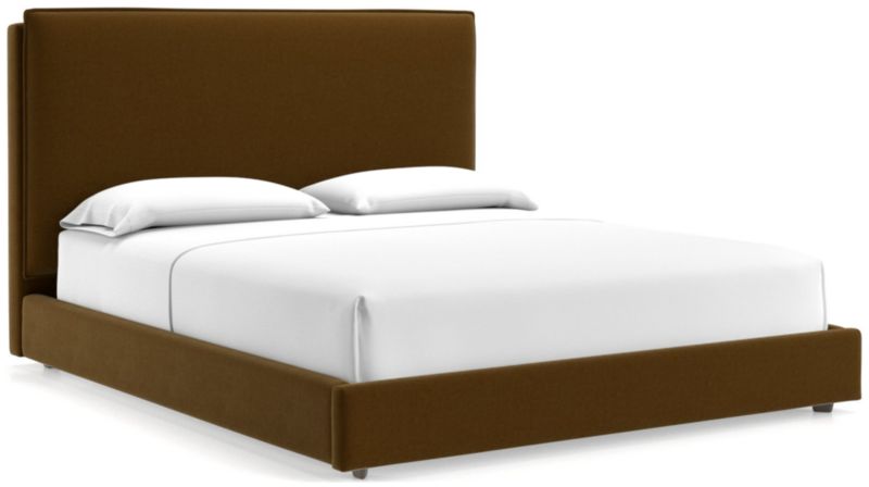 Lotus Upholstered California King Bed with 53.5" Headboard - image 0 of 6