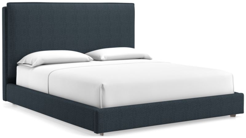 Lotus Upholstered California King Bed with 53.5" Headboard - image 0 of 6