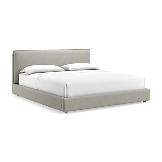 Lotus Upholstered King Bed with 41" Headboard