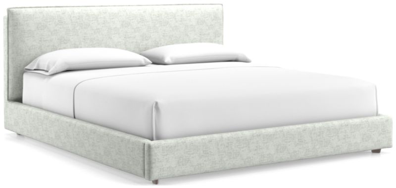 Lotus Upholstered King Bed with 41 Headboard