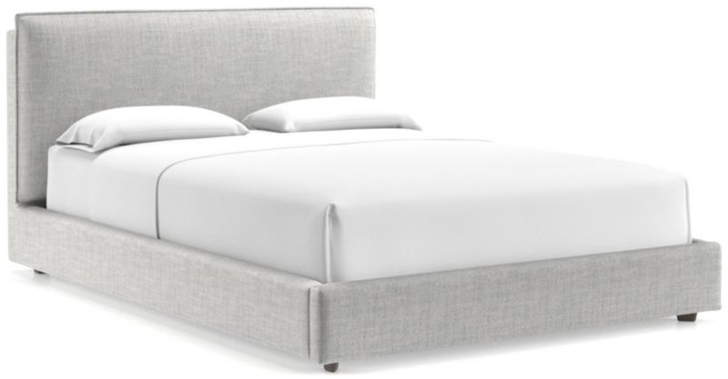 Lotus Upholstered Queen Bed with 41" Headboard - image 0 of 10