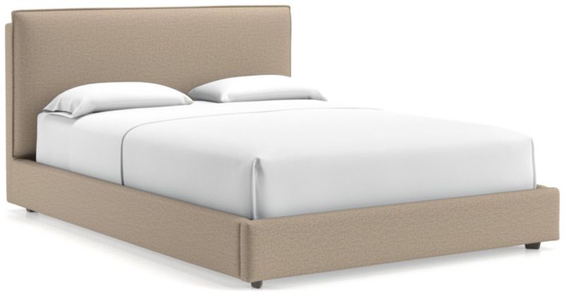 Lotus Upholstered Queen Bed with 41" Headboard - image 0 of 12