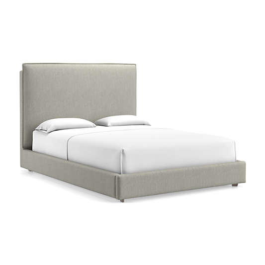 Lotus Upholstered Queen Bed with 53.5" Headboard