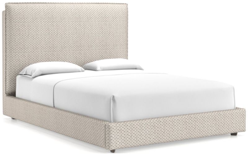 Lotus Upholstered Queen Bed with 53.5" Headboard - image 0 of 7