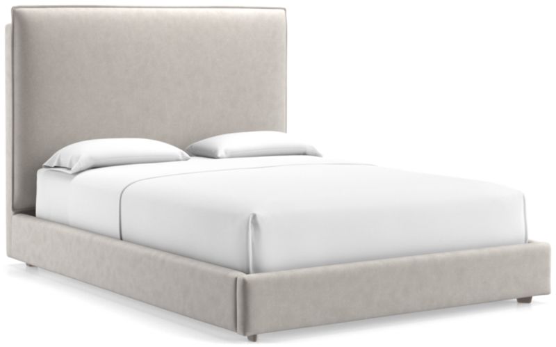 Lotus Upholstered Queen Bed with 53.5" Headboard - image 0 of 6