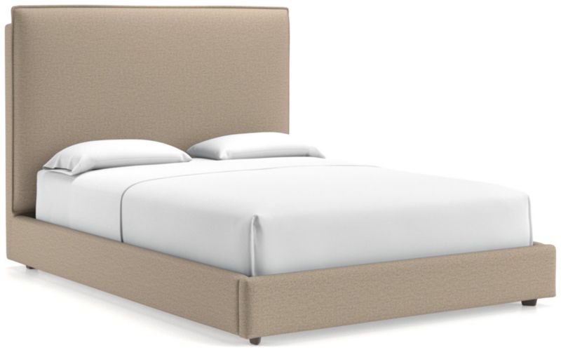 Lotus Upholstered Queen Bed with 53.5" Headboard - image 0 of 7