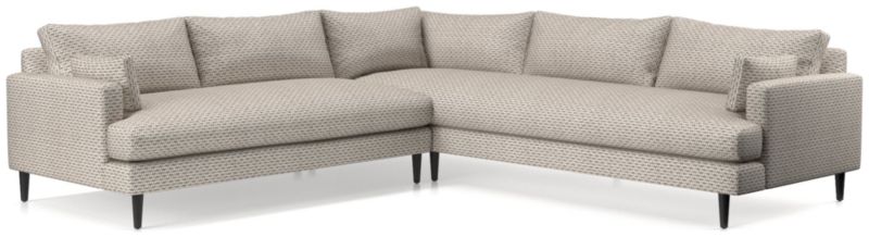 Monahan 2Piece Right Arm Corner Sofa Sectional + Reviews Crate & Barrel