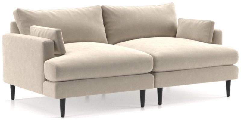 Crate and barrel shop monahan sectional