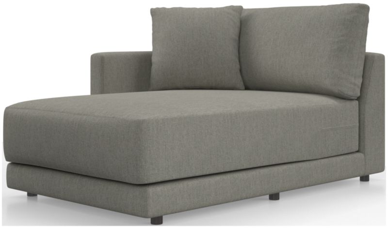 Gather Deep Left-Arm Double-Wide Chaise Lounge Crate  Barrel