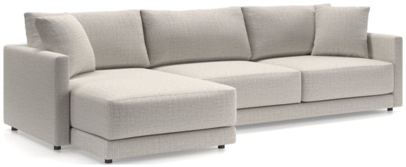 Gather Deep 2-Piece Left-Arm Extra Wide Chaise Sectional Sofa - image 0 of 14