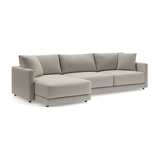 Gather Deep 2-Piece Left-Arm Extra Wide Chaise Sectional Sofa