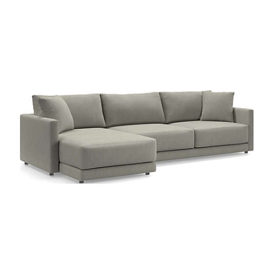 Gather Deep 2-Piece Left-Arm Extra Wide Chaise Sectional Sofa
