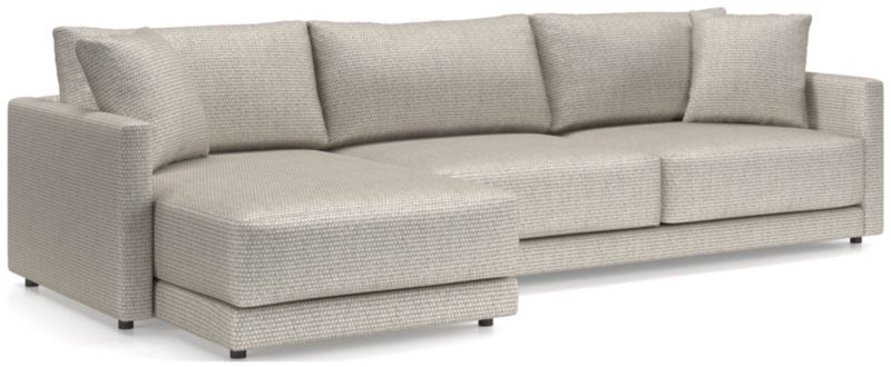 Gather Deep 2-Piece Left-Arm Extra Wide Chaise Sectional Sofa - image 0 of 14