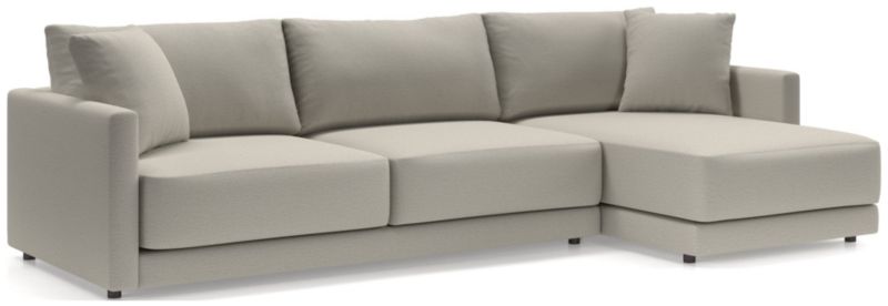 Gather Deep 2-Piece Right-Arm Extra Wide Chaise Sectional Sofa - image 0 of 14