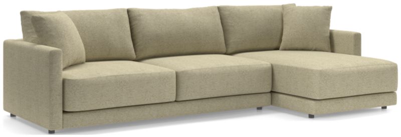 Gather Deep 2-Piece Right-Arm Extra Wide Chaise Sectional Sofa - image 0 of 14