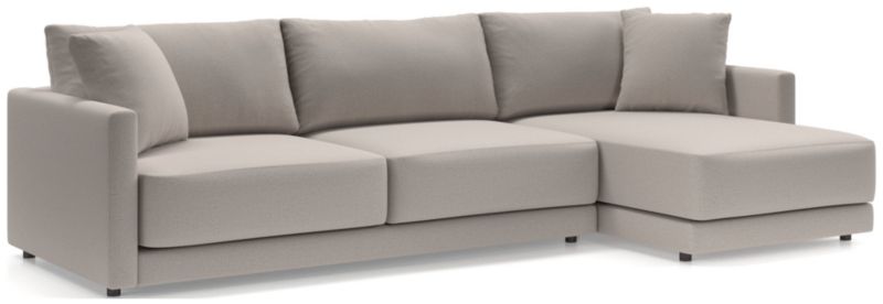 Gather Deep 2-Piece Right-Arm Extra Wide Chaise Sectional Sofa - image 0 of 14