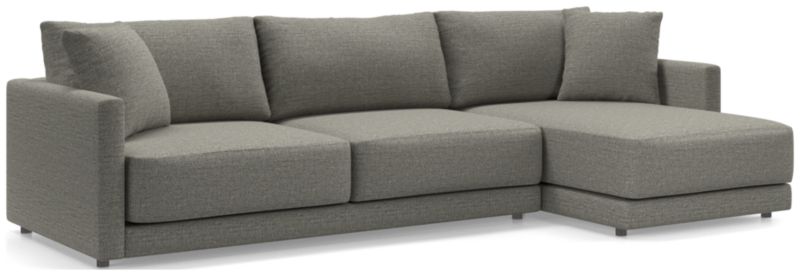 Gather Deep 2-Piece Right-Arm Extra Wide Chaise Sectional Sofa - image 0 of 14