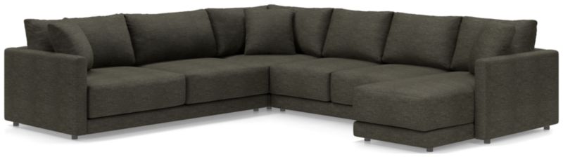 Gather Deep 4-Piece Sectional | Crate & Barrel