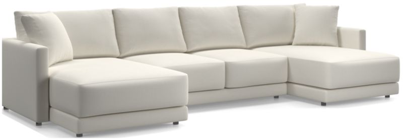 Gather Deep 3-Piece Wide Double Chaise Sectional Sofa - image 0 of 15