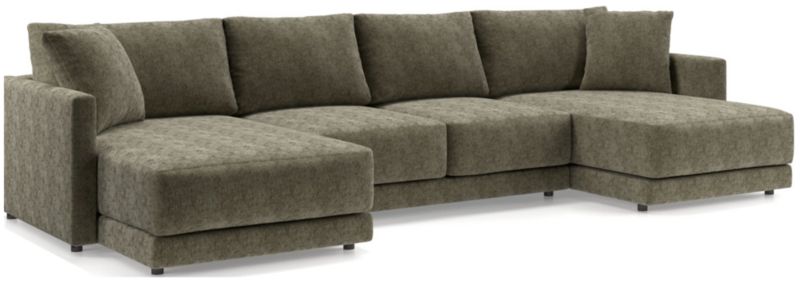 Gather Deep 3-Piece Wide Double Chaise Sectional Sofa - image 0 of 15