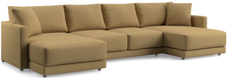 Gather Deep 3-Piece Wide Double Chaise Sectional Sofa - image 0 of 14