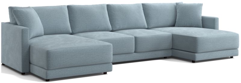 Gather Deep 3-Piece Wide Double Chaise Sectional Sofa - image 0 of 15