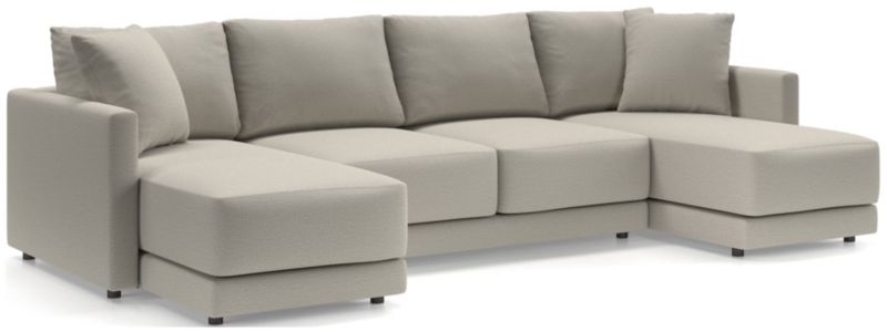 Gather Deep 3-Piece Double Chaise Sectional Sofa - image 0 of 13