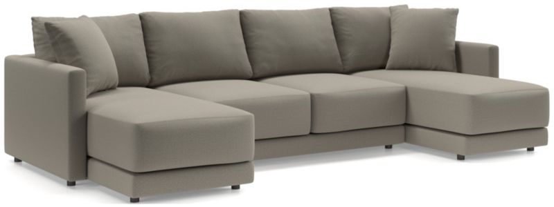 Gather Deep 3-Piece Double Chaise Sectional Sofa - image 0 of 14