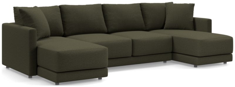 Gather Deep 3-Piece Double Chaise Sectional Sofa - image 0 of 14