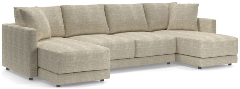 Gather Deep 3-Piece Double Chaise Sectional Sofa - image 0 of 14