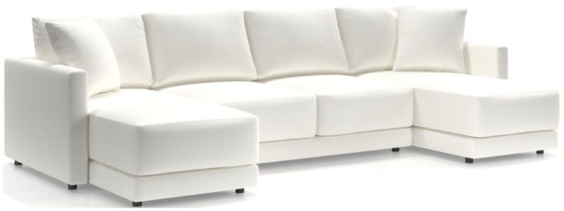 Gather Deep 3-Piece Double Chaise Sectional Sofa - image 0 of 13