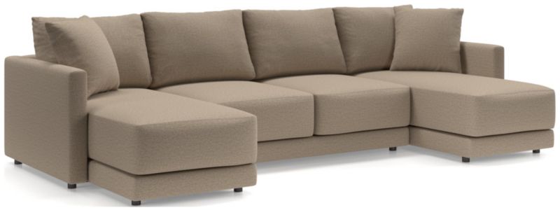 Gather Deep 3-Piece Double Chaise Sectional Sofa - image 0 of 14