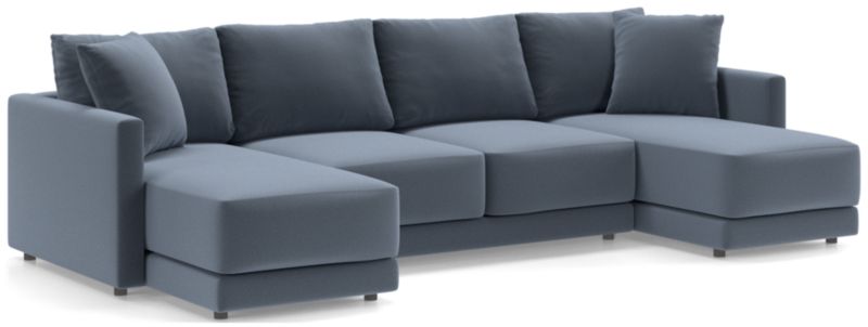 Gather Deep 3-Piece Double Chaise Sectional Sofa - image 0 of 14