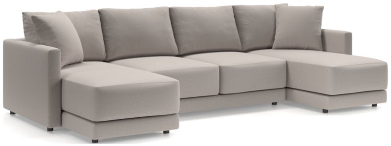 Gather Deep 3-Piece Double Chaise Sectional Sofa - image 0 of 13