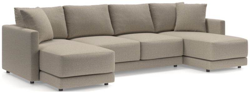 Gather Deep 3-Piece Double Chaise Sectional Sofa - image 0 of 13