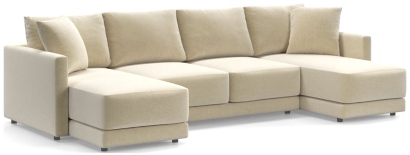 Gather Deep 3-Piece Double Chaise Sectional Sofa - image 0 of 14