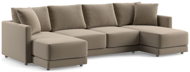 Gather Deep 3-Piece Double Chaise Sectional Sofa - image 0 of 14