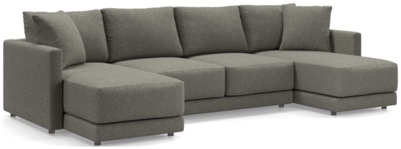 Gather Deep 3-Piece Double Chaise Sectional Sofa - image 0 of 13