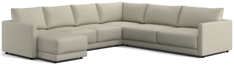 Gather Deep 4-Piece Sectional Sofa | Crate & Barrel