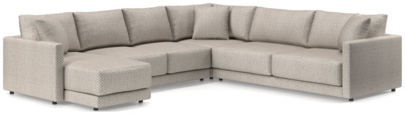 Gather Deep 4-Piece Sectional Sofa - image 0 of 13