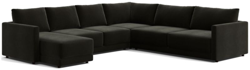 Gather Deep 4-Piece Sectional Sofa + Reviews | Crate & Barrel